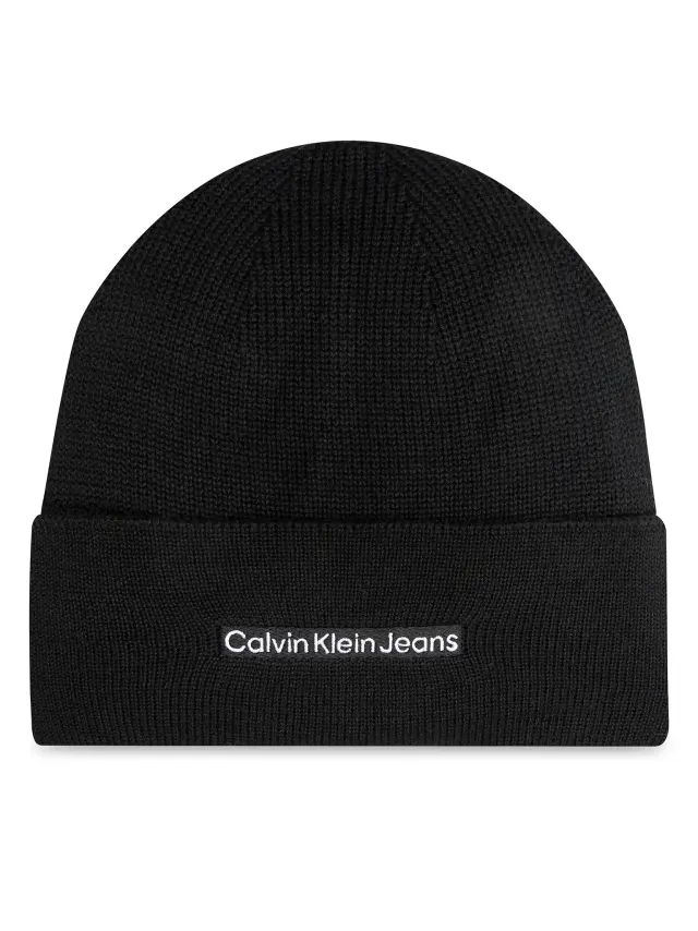 Calvin Klein Σκούφος Inst Embro Μαύρο 2