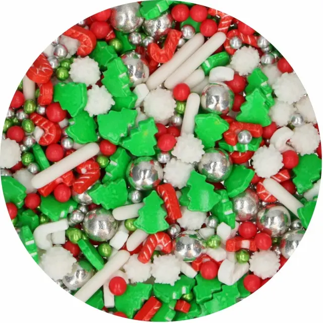 FunCakes 3D Sprinkle Medley - Χριστουγεννιάτικες Ευχές - 70γρ. 2