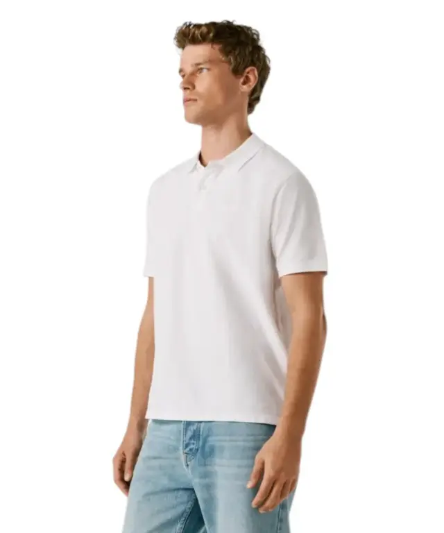 Pepe Jeans - Ανδρικό T-shirt Polo Oscar PM5400087-800 Λευκό 3