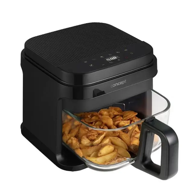 Concept Air Fryer Glass&Fast FR5500 5.5L 1200W Black (fr5500) 2