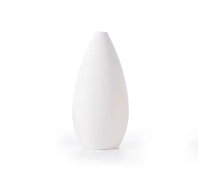 Nef-Nef Homeware Βαζάκι Κεραμικό Διακοσμητικό Sorb 8x17 White