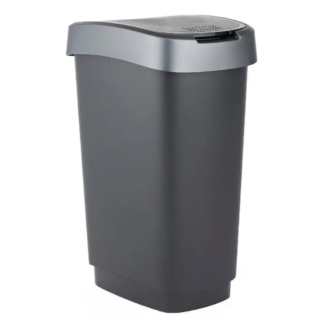Delta Cleaning Πλαστικός κάδος απορριμμάτων Rotho Twist με αιωρούμενο καπάκι 50lt / ΡΤ50Β