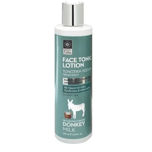 Bodyfarm Donkey Milk Τονωτική Λοσιόν Προσώπου 250ml