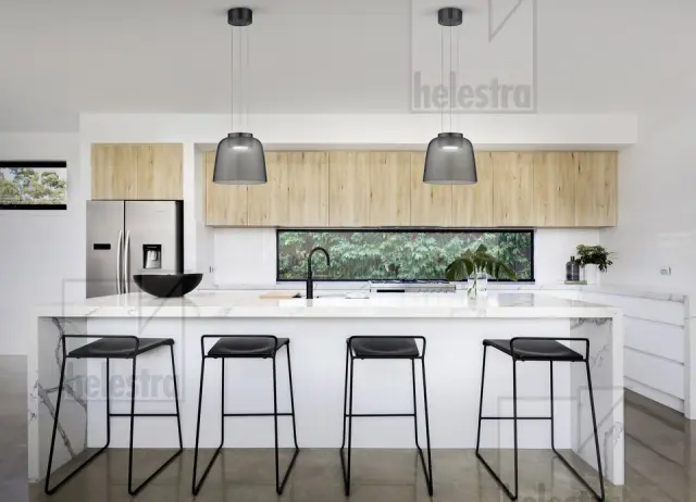 ROMO Pendant Luminaire Black Chrome LED 25W Direct/Indirect Μαύρο 3