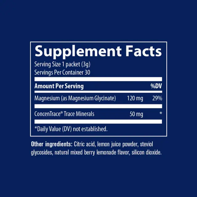 Trace Minerals Magnesium Glycinate Stick Packs Grape, 30 Packs 2