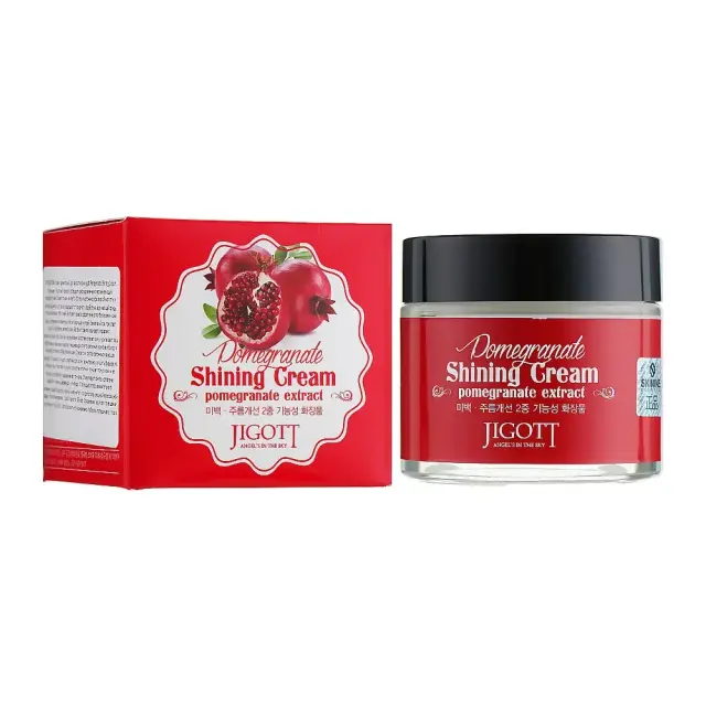 Jigott Pomegranate Shining Cream Κρέμα λάμψης προσώπου με εκχύλισμα ροδιού 70ml