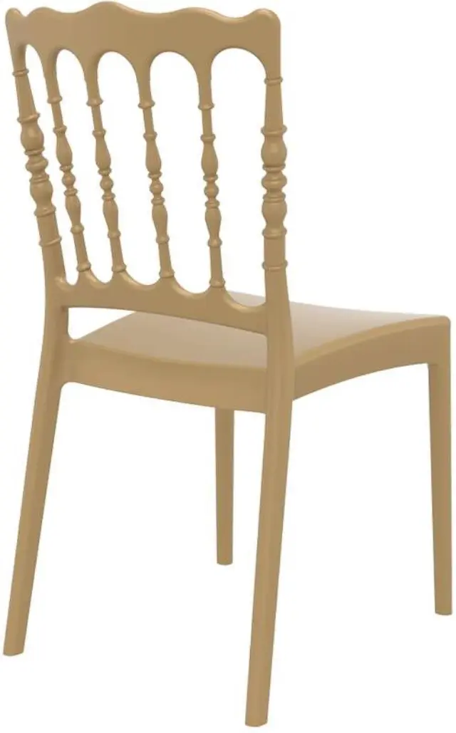 Καρέκλα Στοιβαζόμενη NAPOLEON Gold PP 45x55x92cm 2