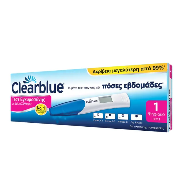 Clearblue Ψηφιακό Τεστ Εγκυμοσύνης με Δείκτη Σύλληψης 1τμχ