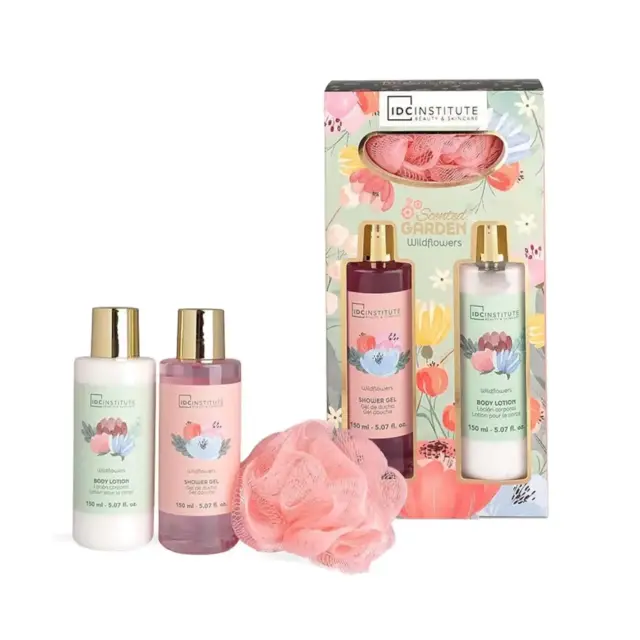 IDC Scented Garden Wildflowers Bath Set 3pcs