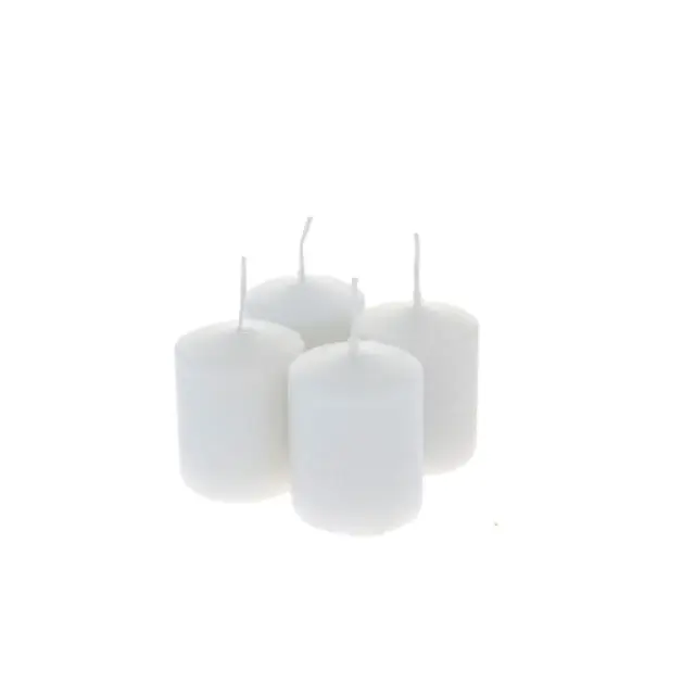 Κύλινδρος Σετ 4 Λευκό Motive 4x5cm
