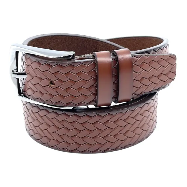 Ταμπά Δερμάτινη Ζώνη Full Grain 3,5 cm