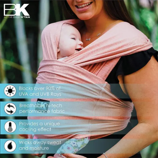 Μάρσιπος Baby K’tan Yoga Heather Coral 3