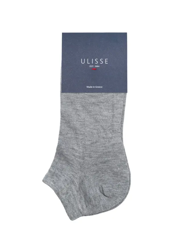 SC-M100-267 - Grey - SOCKS MEN ULISSE BASIC SHORT - O/S 41-46 2
