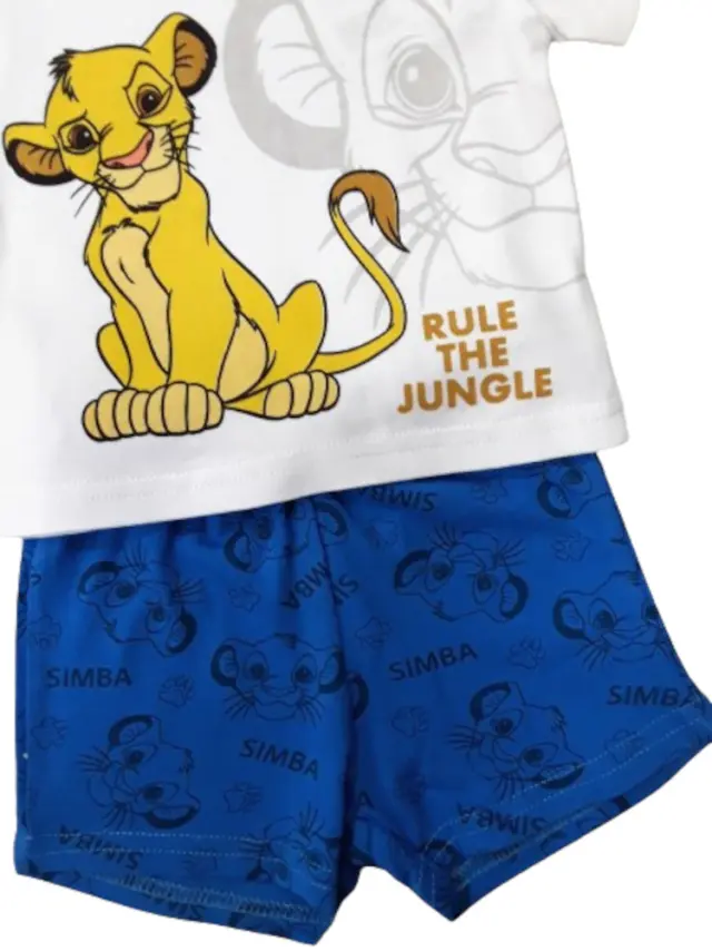 Μπλουζάκι με Σορτσάκι Simba Rule of Jungle Blue 80102610001 - 12 M (80cm) 3