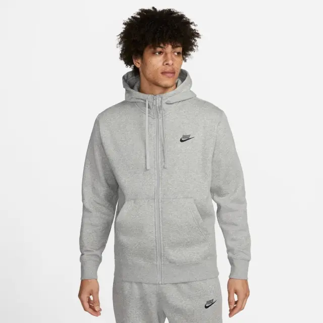 Nike Sportswear Club Hoodie (DQ8384-063) - Γκρί - XXL