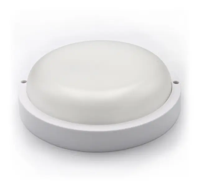 LED ΠΛΑΦΟΝΙΕΡΑ PC ΣΤΡΟΓΓΥΛΗ Φ200mm 18W 4000K IP54 ΛΕΥΚΗ