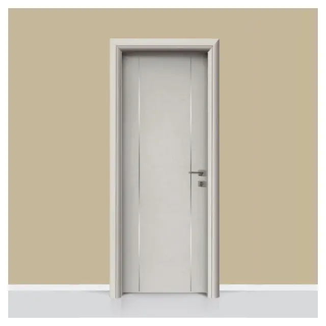 Πόρτα εσωτερική laminate με inox στοιχεία σχέδιο 214