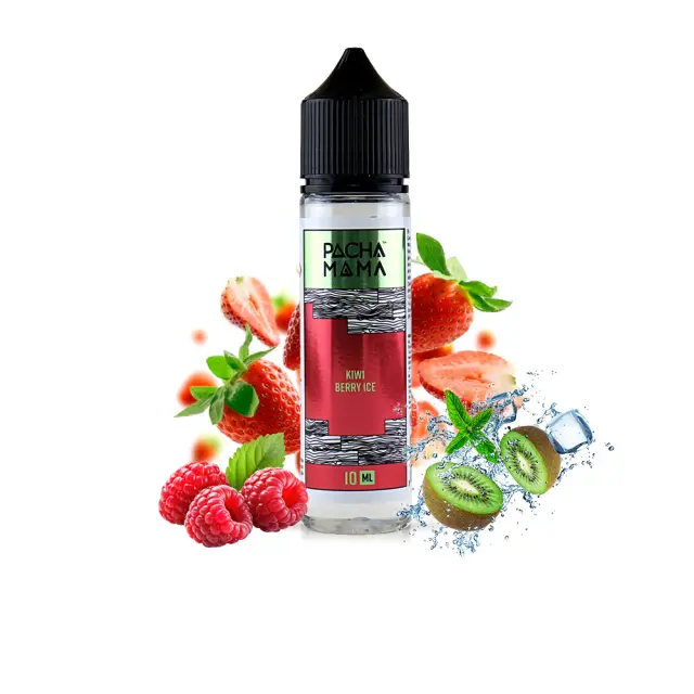 Pacha Mama Kiwi Berry Ice 10ml (60ml) - Charlie's Chalk Dust Flavorshots