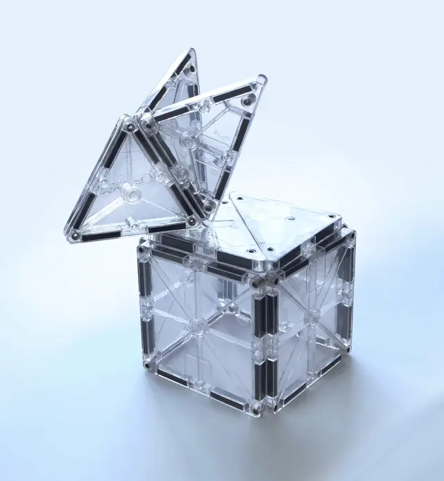 Magna-Tiles Μαγνητικό Παιχνίδι Μαγνητικά Πλακίδια ICE 16 Κομμάτια για 3+ ετών 18716 3