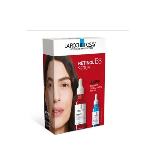 La Roche Posay Set Retinol B3 Serum Αντιρυτιδικός Ορός Αναδόμησης & Ανάπλασης με Βιταμίνη B3 30ml + Δώρο Hyalu B5 Eye Serum Αντιρυτιδικός Ορός Ματιών 10ml