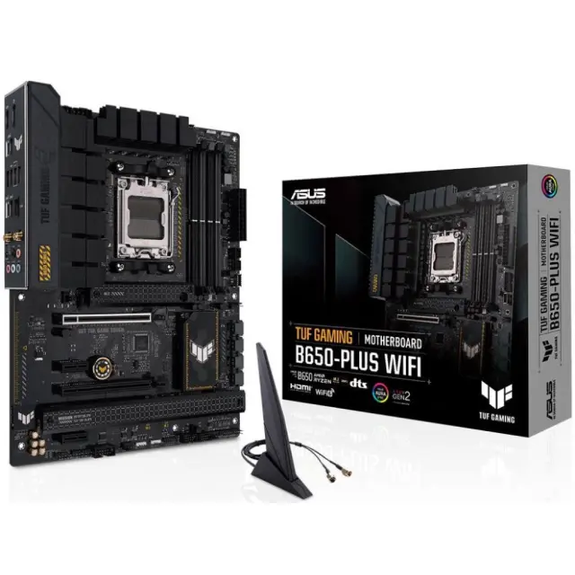 ASUS TUF GAMING B650-PLUS WIFI AMD B650 Socket AM5 ATX (90MB1BZ0-M0EAY0) (ASU90MB1BZ0-M0EAY0)