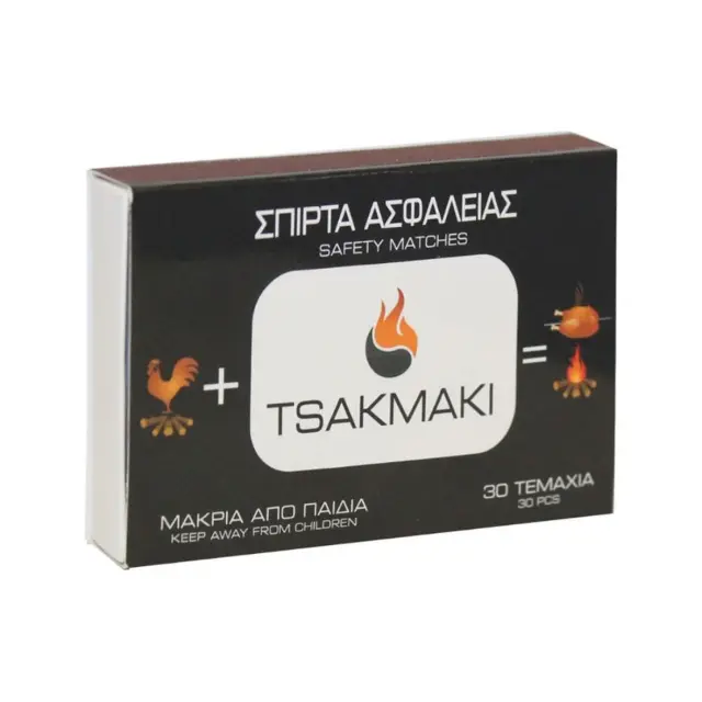 TSAKMAKI Σπίρτα Ασφαλείας 1000τεμ