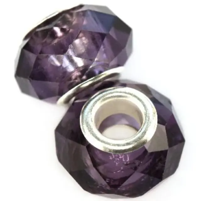 Χάντρα Modular Crystal Blueberry 10x14mm - 5τεμ