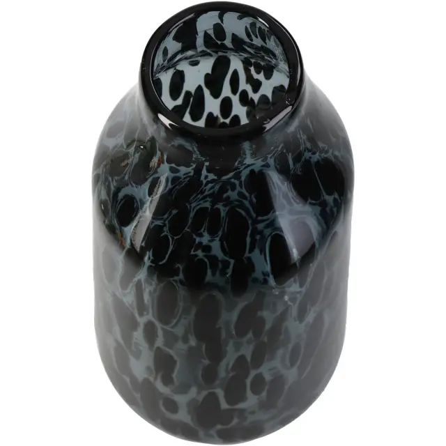 Βάζο Γκρι Γυαλί 15.8x15.8x36cm 3