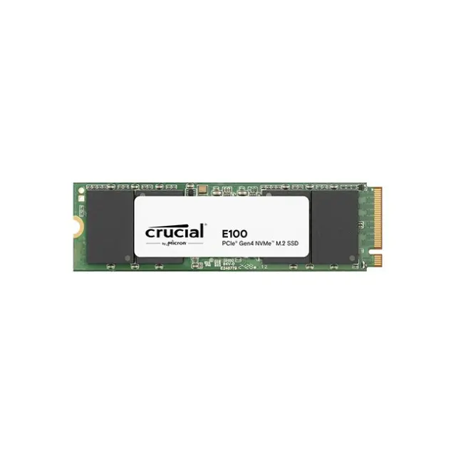 M.2 480GB Crucial (2280) E100 Gen4 NVMe PCIe intern retail
