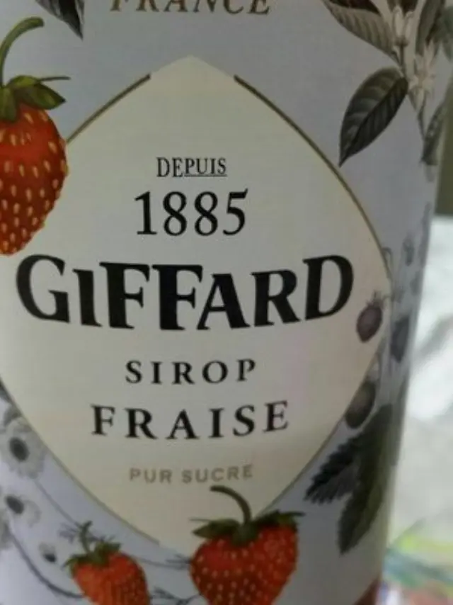 GIFFARD SYRUP STRAWBERRY 1000ml