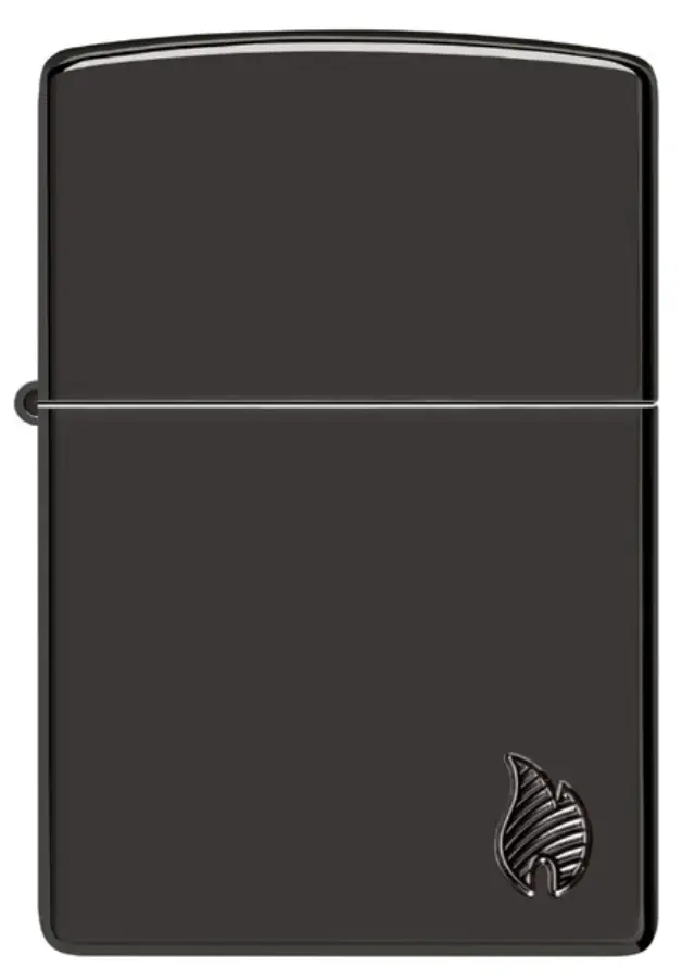 ZIPPO Αναπτήρας - Armor® High Polish Black Flame (46402) 2