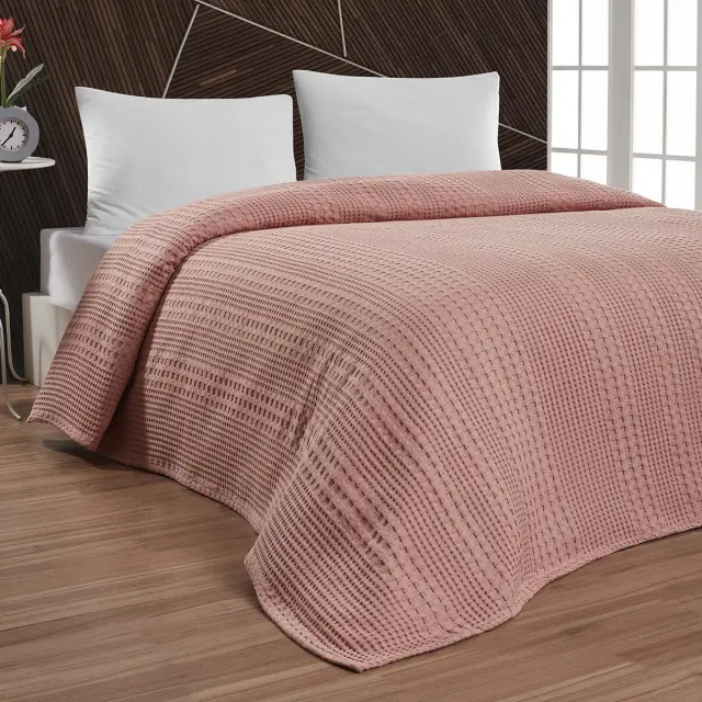 Beauty Home Πικέ υπέρδιπλη Division Αrt 1995 Ροδακινί 230x240