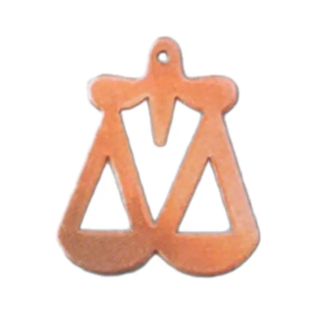 Χάλκινο Επίπεδο Ζυγός 27x32mm - 2τεμ
