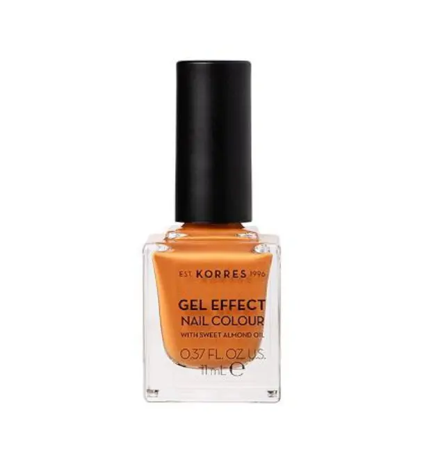 Korres Gel Effect Nail Colour No 92 Mustard Βερνίκι Νυχιών, 11ml