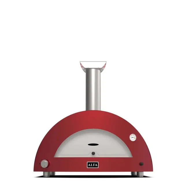 Φούρνος Υγραερίου Alfa Moderno 3 Pizze Ardesia Red - ALFA Επιλογή Καύσιμο Ξύλο/Υγραέριο (υβριδικό) - Χρώμα Ανθρακί
