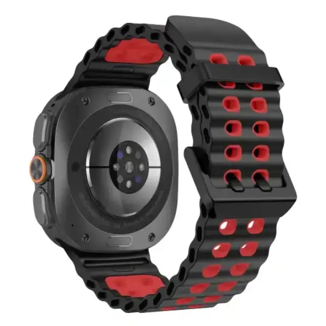 Tech-protect Iconband Pro Samsung Galaxy Watch Ultra 1 / 2 2024-2026 (47 Mm) Black/red 2