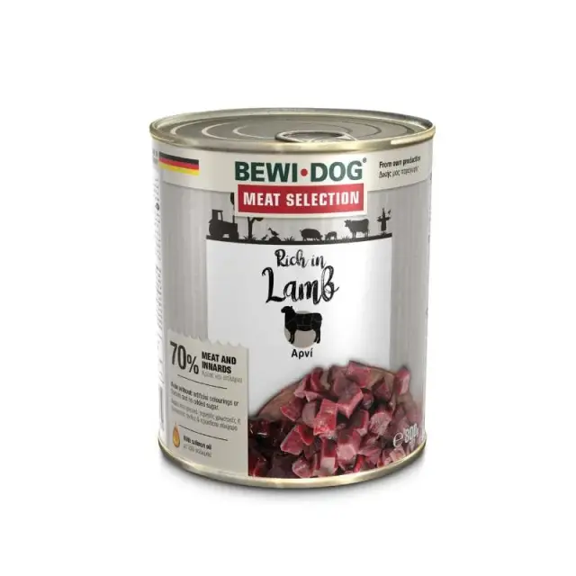 Bewi Dog Meat Selection Grain Free Lamb 800gr
