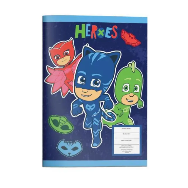 Diakakis Τετράδιο Καρφίτσα 17x25 40 φύλλα PJ Masks (000484280) 2