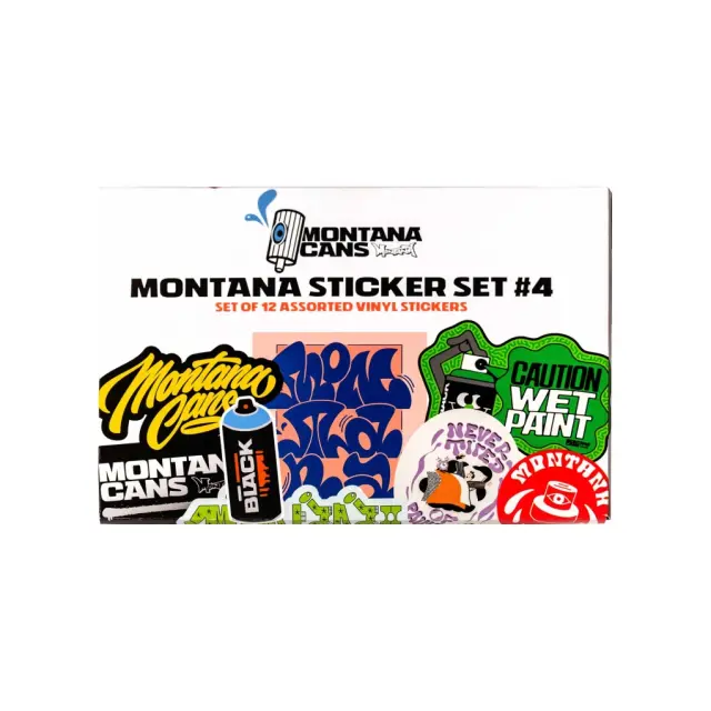 Montana Cans Sticker Set No. 4 Graffiti Stickers