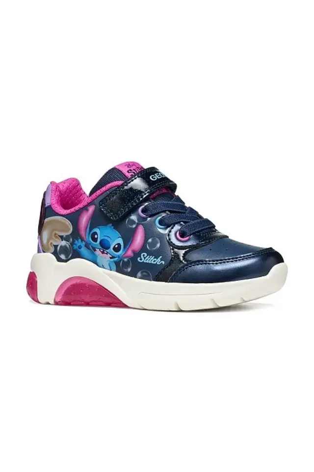 Παιδικό Παπούτσι για Κορίτσι Geox J Fadinlight Girl x Lilo & Stitch (Μεγέθη 24-33) ΜΠΛΕ 2