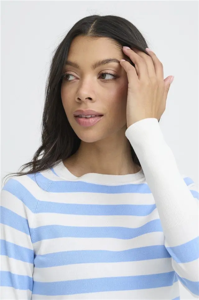 Μπλούζα ριγέ, BYMMORLA LONG CUFF, B.young - XXL 2