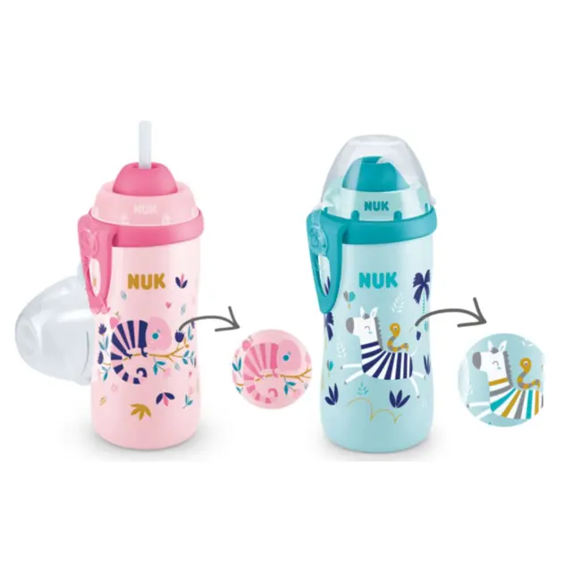 Nuk First Choice Flexi Cup Changes Colour Παιδικό Ποτηράκι 12m+ 300ml