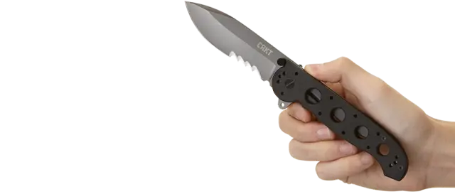CRKT M21-14G BLACK G10 W/VEFF SERRATIONS 2
