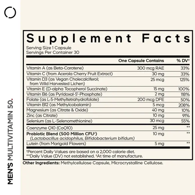 Codeage Men's Daily Multivitamin 50 2