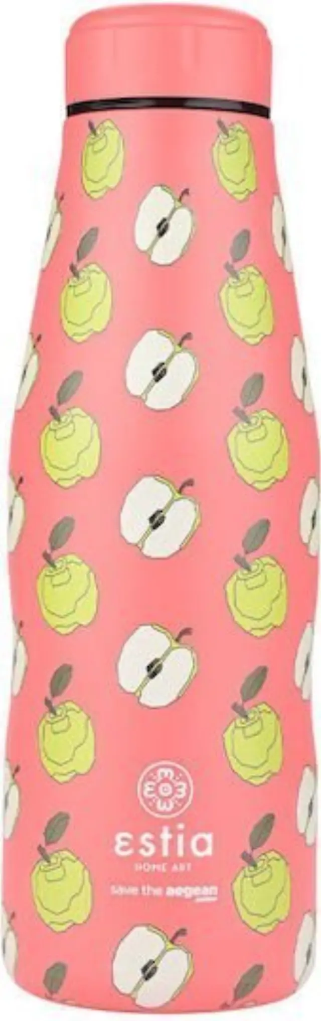 Estia Travel Flask Save the Aegean Μπουκάλι Θερμός Ανοξείδωτο BPA Free 500ml Apple Odyssey