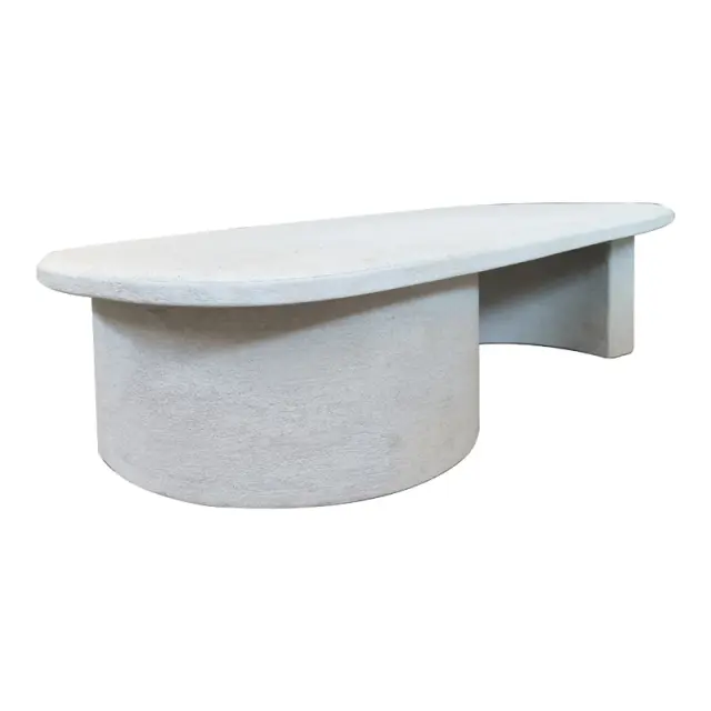 Τραπέζι σαλονιού Verven pakoworld mdf λευκό 120x60x32εκ 2