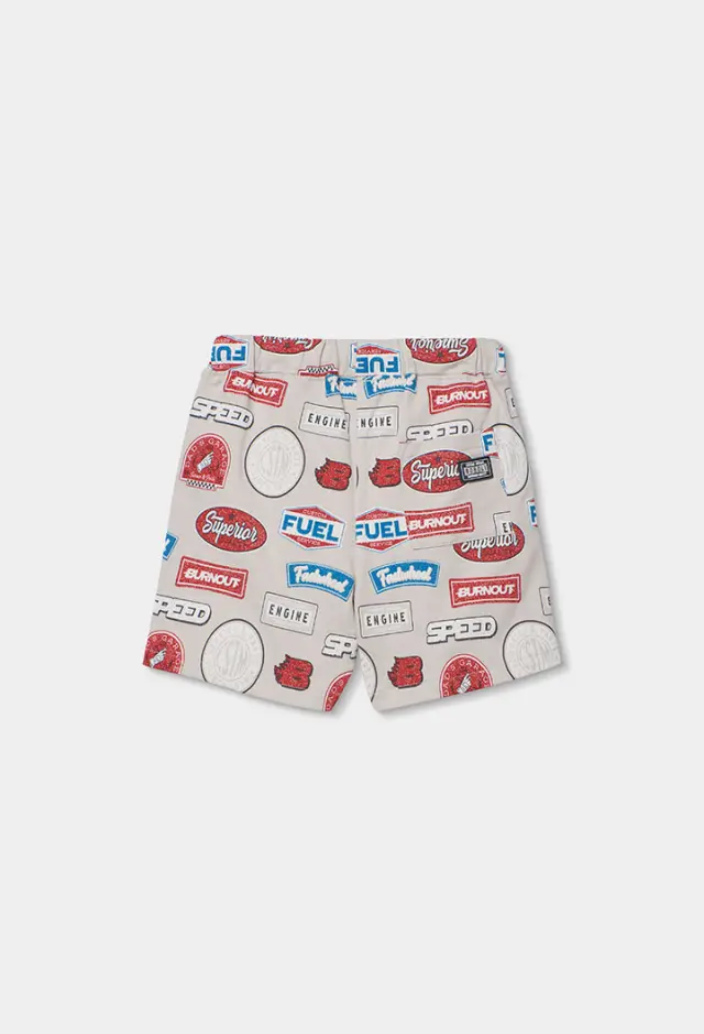 Boboli fleece βερμούδα σορτς για αγόρι 603100-9851 2
