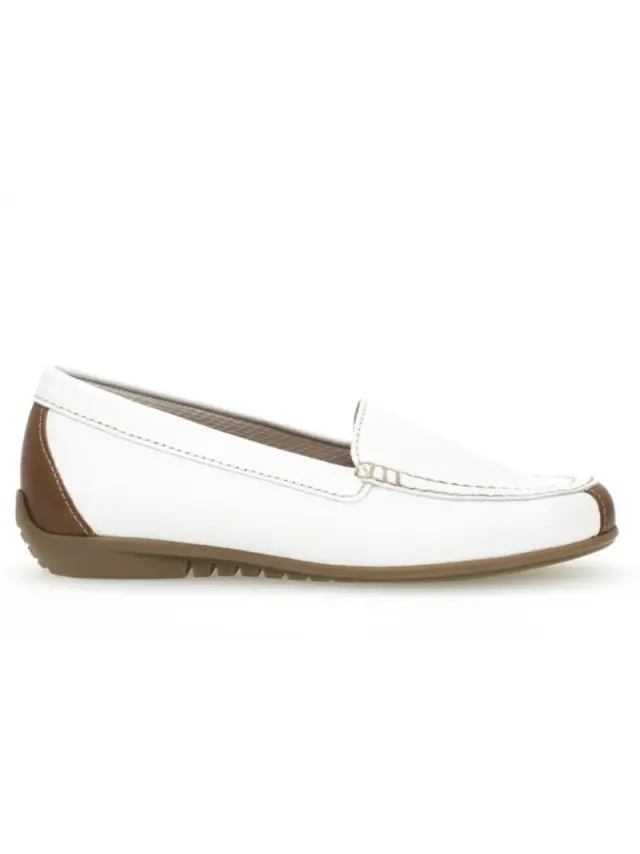 Gabor Μοκασίνια-Loafers Γυναικείο δέρμα Άσπρο GAB/44260 21-WEISS 3