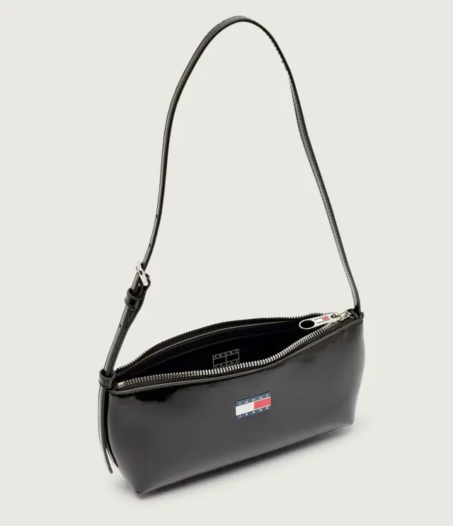 Γυναικεία Τσάντα Ώμου Tommy Hilfiger AW0AW17866-BDS Μαύρη Μαύρο - One Size 2
