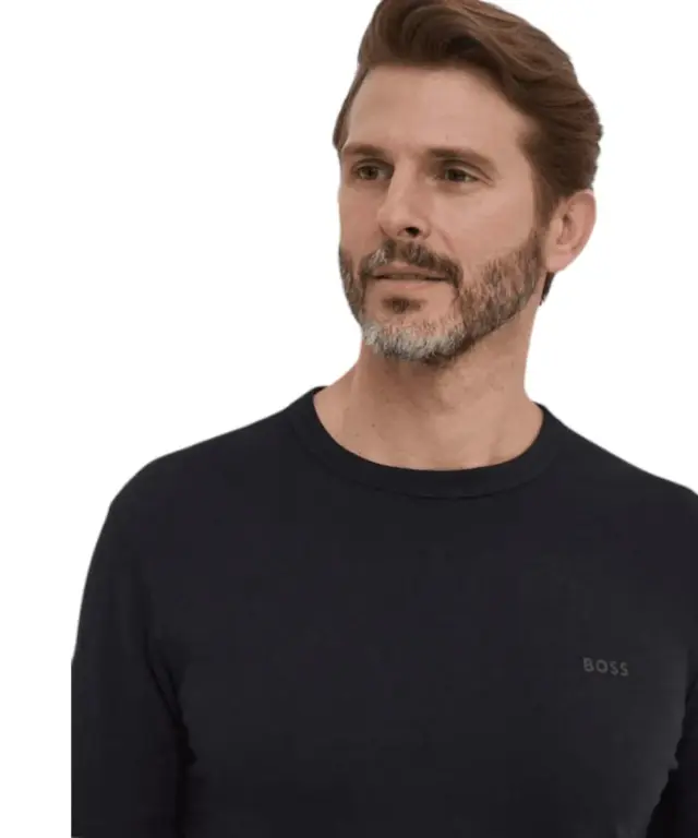 Hugo Boss - Ανδρικό T-shirt Tegood Regular Fit 50508243-001 Μαύρο 3